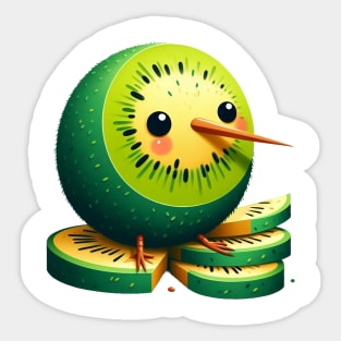 Cute Funny Kiwi Sticker